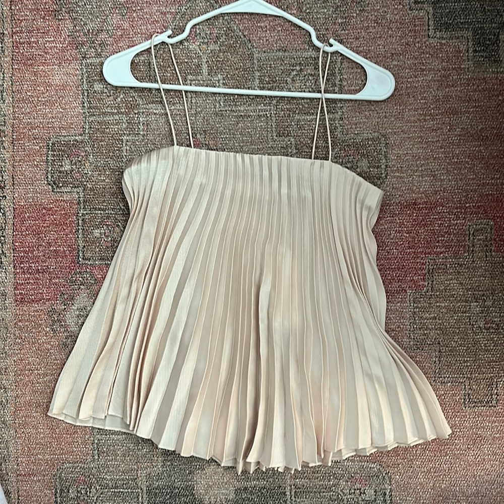 Vince Pleated Tank Top NWT